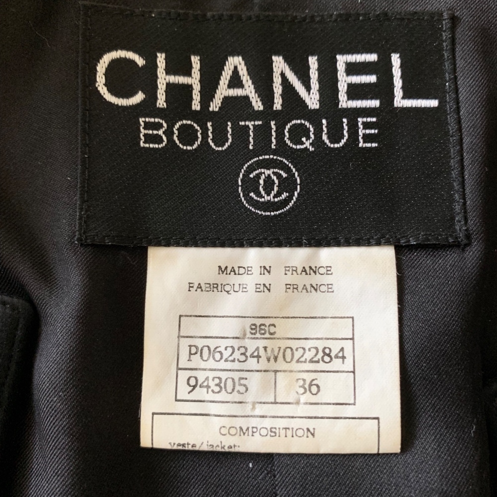 Chanel set Wool Slk Trim 40 - Picture 10 of 10
